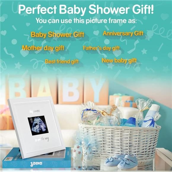 Baby Sonogram Keepsake Picture Frame, Deluxe Ultrasound Frame- Large 10”x10” - Picture 4 of 6